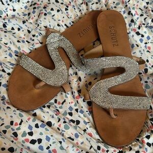 Schutz CZ Sandals